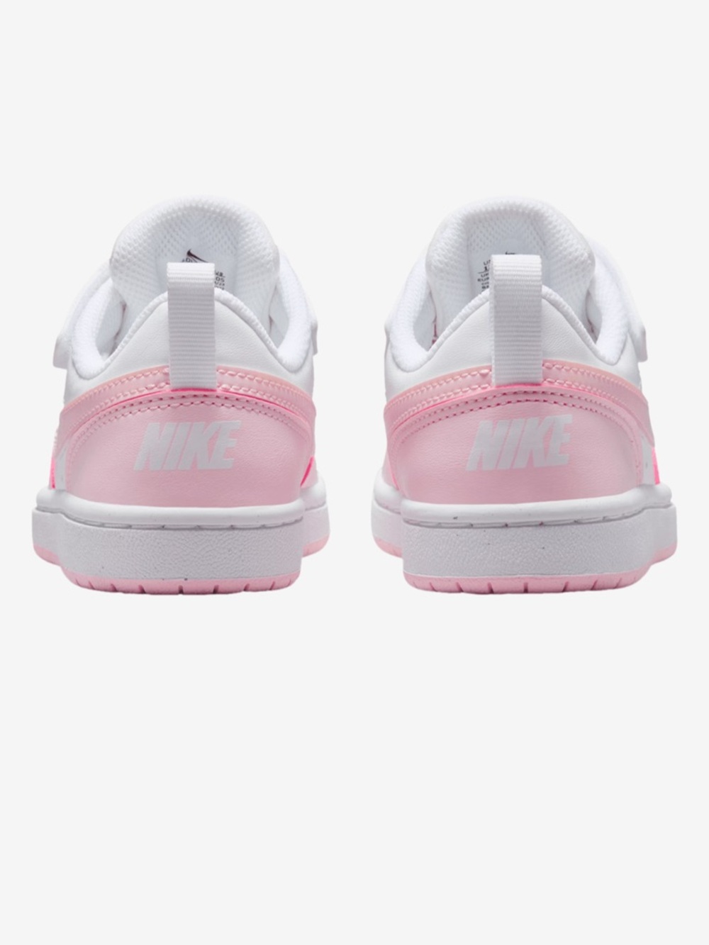 NWT Nike Court Borough Pink Foam White Sz 1Y Girls Low PE Run Sneakers Fit 1.5Y - Picture 6 of 11